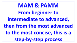 from most advanced to most concise step by step en